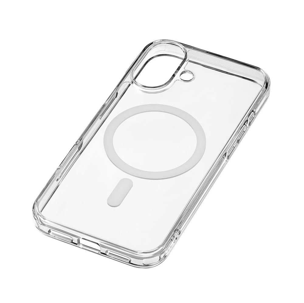 Чехол защитный uBear Real Mag Case для iPhone 16, усиленный, прозрачный